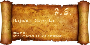 Hajmási Sarolta névjegykártya